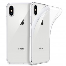 Priesvitný silikónový kryt iPhone X/XS